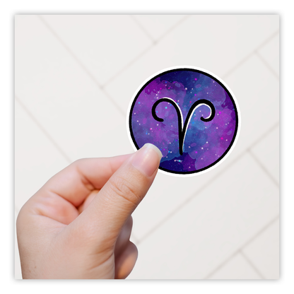 Aries Zodiac Sign Die Cut Sticker (1341)