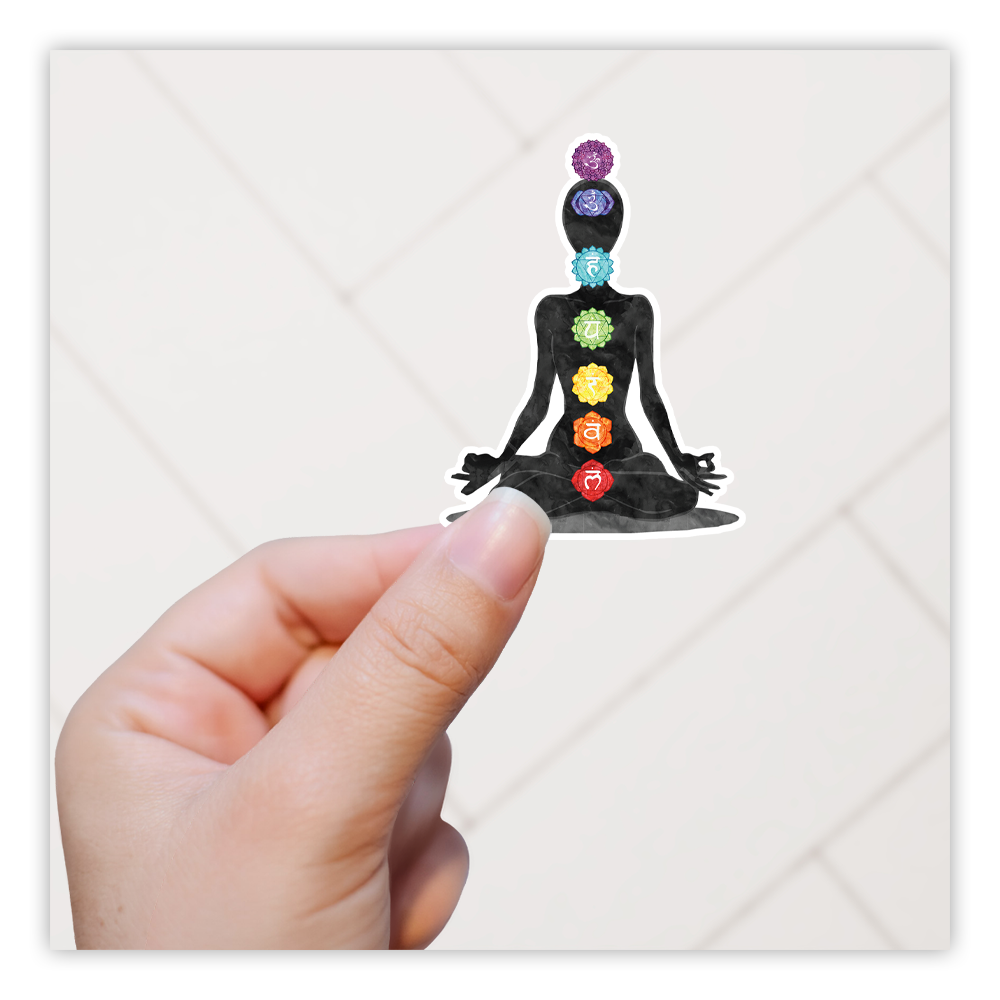 Chakra Body Alignment Die Cut Sticker (1355)