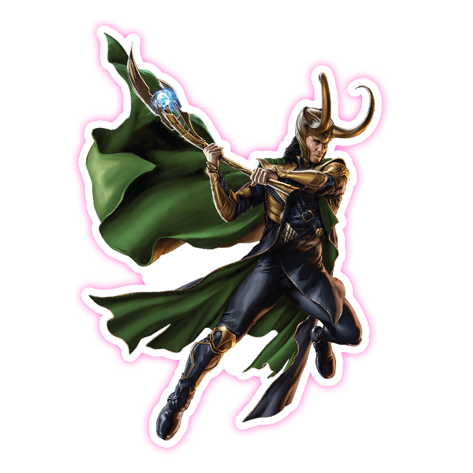 Loki Die Cut Sticker (1357)