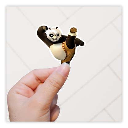 Kung Fu Panda Die Cut Sticker (1358)