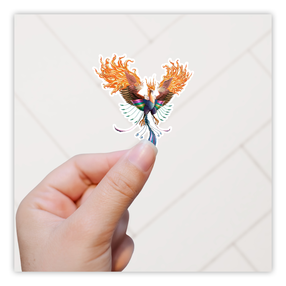 Phoenix Bird Die Cut Sticker (1371)