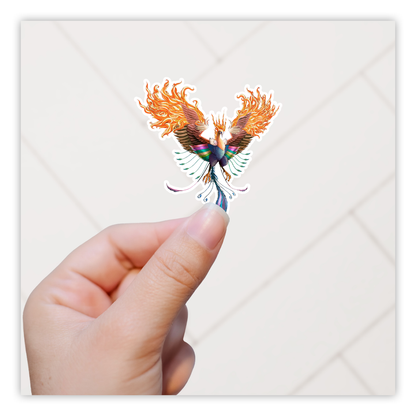 Phoenix Bird Die Cut Sticker (1371)