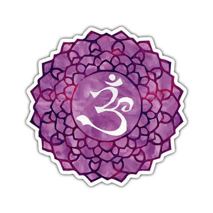 Chakra Crown Sahasrara Die Cut Sticker (1390)