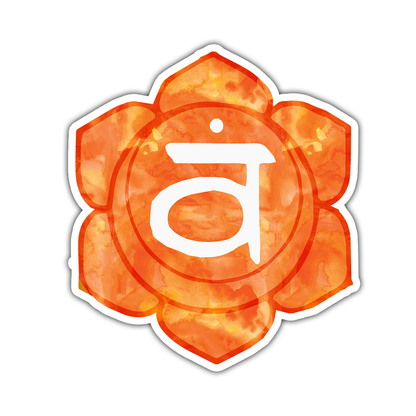 Chakra Sacral Svadhisthana Die Cut Sticker (1395)