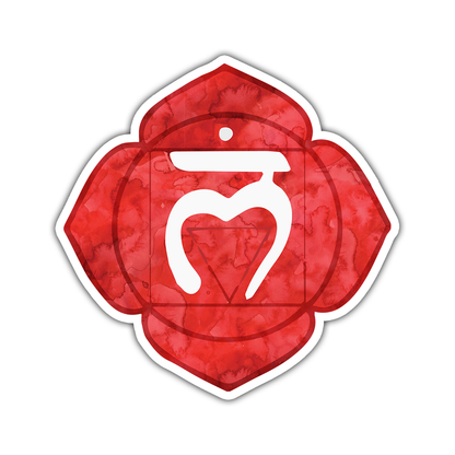 Chakra Root Muladhara Die Cut Sticker (1396)