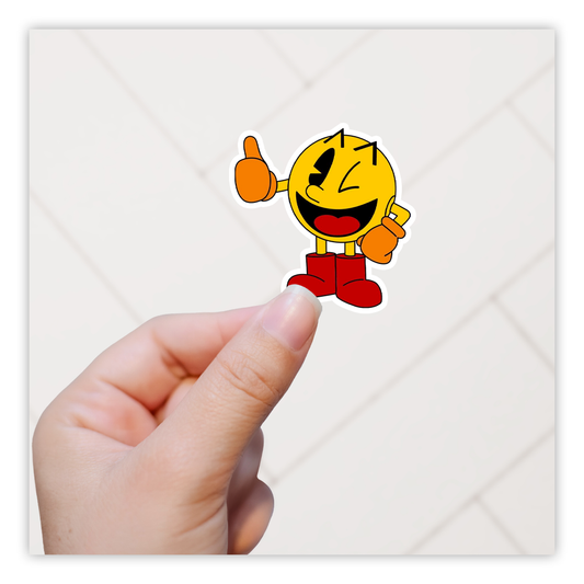 Pac-Man Die Cut Sticker (1401)