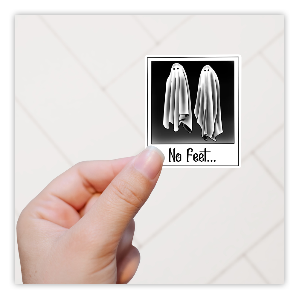 Beetlejuice No Feet Polaroid Die Cut Sticker (141)