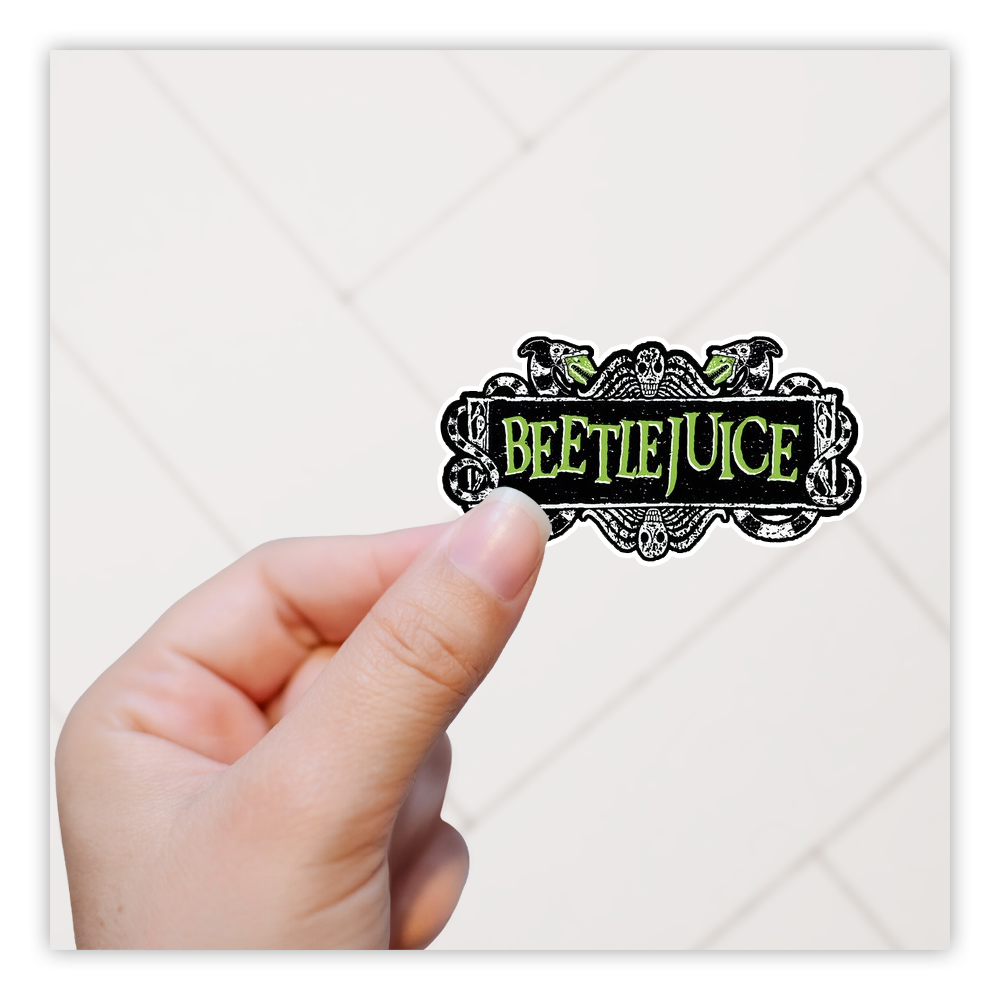 Beetlejuice Sign Die Cut Sticker (142)