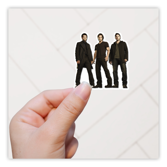 Supernatural Sam Dean Cass Die Cut Sticker (1439)