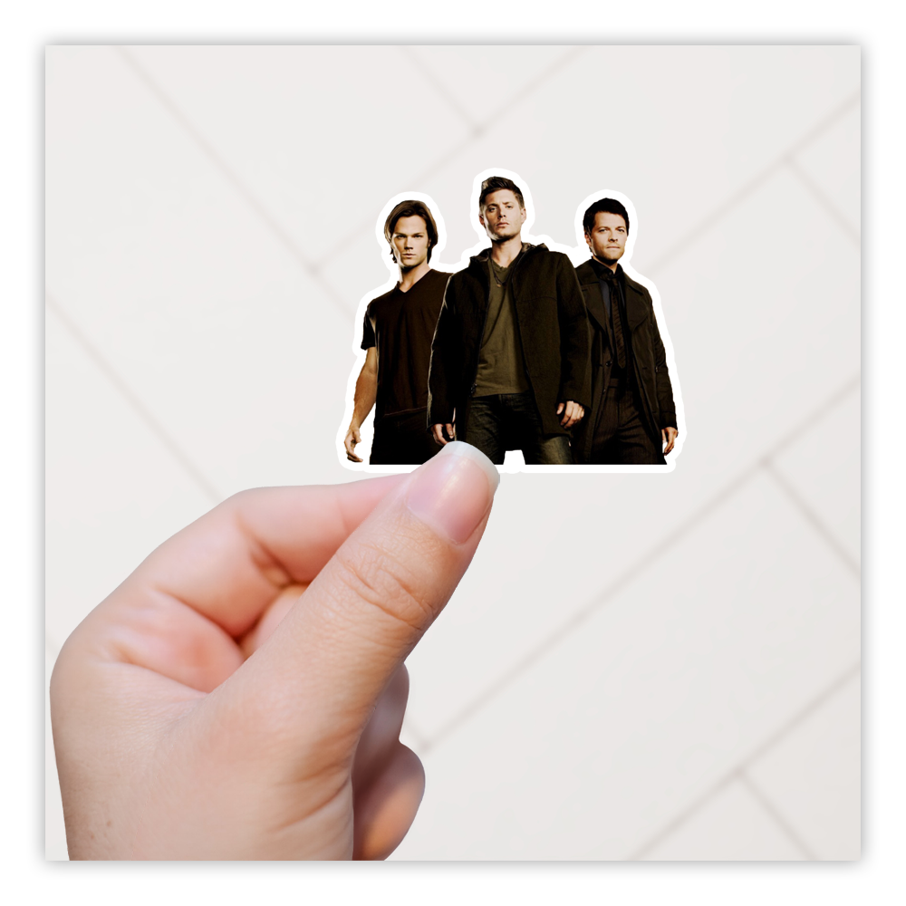 Supernatural Sam Dean Cass Die Cut Sticker (1440)