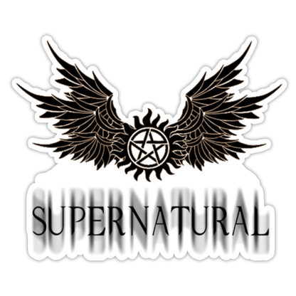 Supernatural Anti-Possession Symbol Wings Die Cut Sticker (1441)