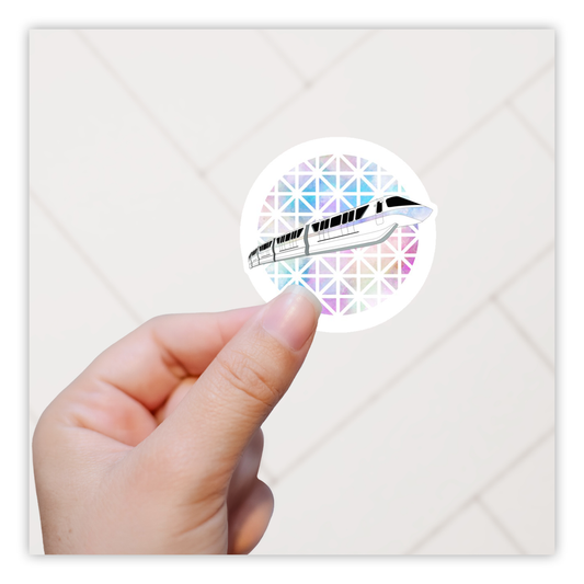 Disney Monorail Die Cut Sticker (1443)