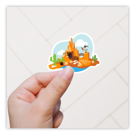 Big Thunder Mountain Die Cut Sticker (1444)