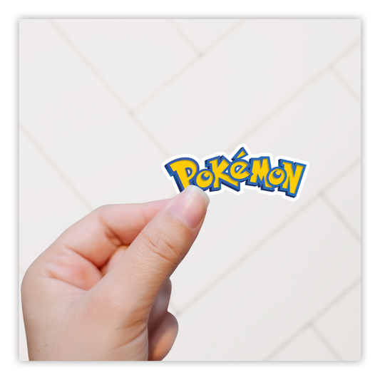 Pokemon Logo Die Cut Sticker