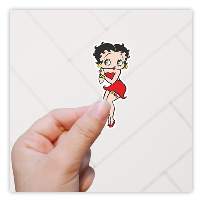 Betty Boop Die Cut-plakker (145)