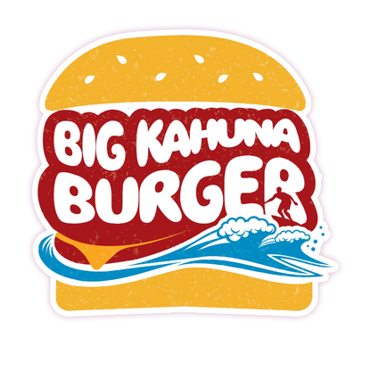 Pulp Fiction Big Kahuna Burger Die Cut Sticker (149)