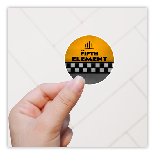 Fifth Element Taxi Die Cut Sticker (1501)