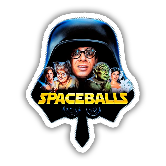 Spaceballs Die Cut-plakker (1507)