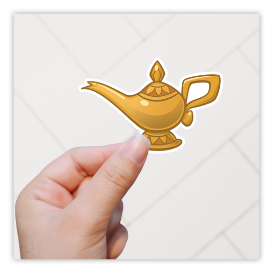 Disney Aladdin Genie's Lamp Die Cut Sticker