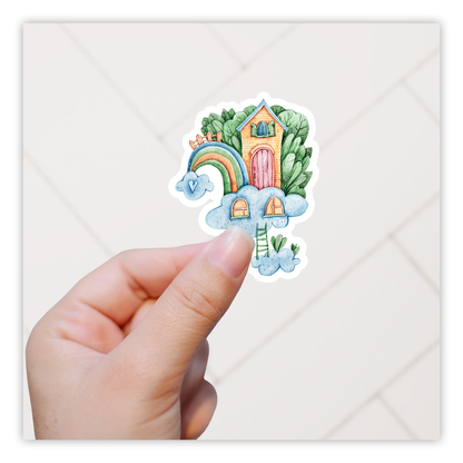 Watercolor Fairy Realm Die Cut Sticker (1518)