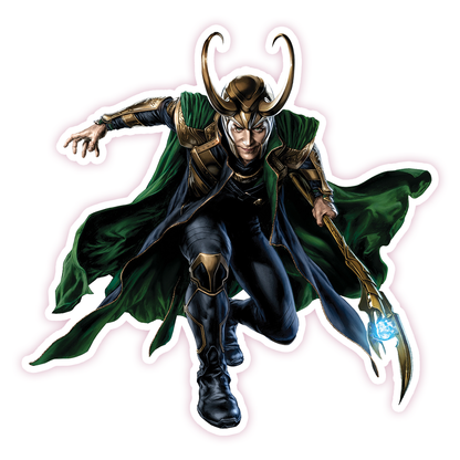 Loki Die Cut Sticker (1533)