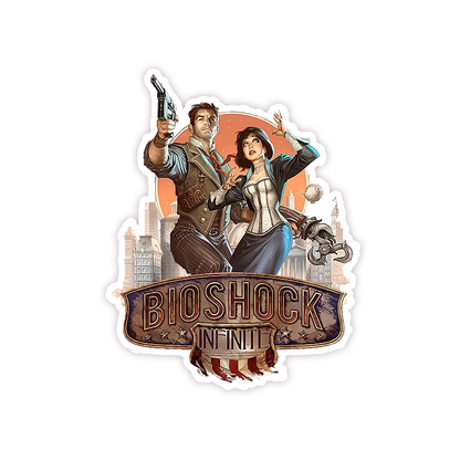BioShock Infinite Booker Elizabeth Die Cut Sticker (157)
