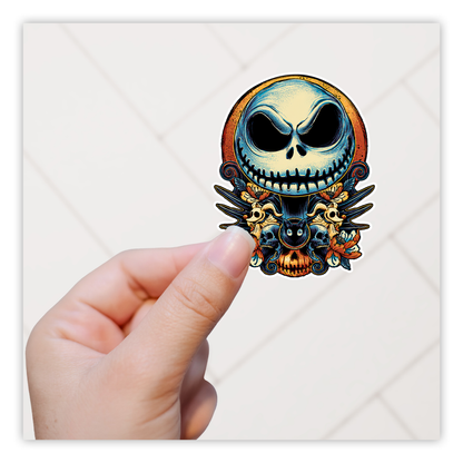 Nightmare Before Christmas Jack Skellington Die Cut Sticker (15)