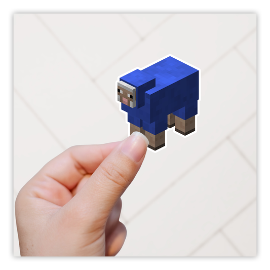 Minecraft Sheep Die Cut Sticker (162)