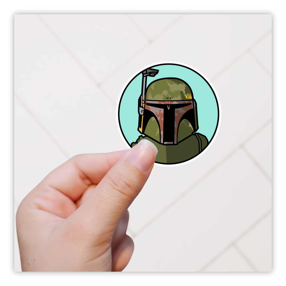 Star Wars Boba Fett Die Cut-plakker (165)