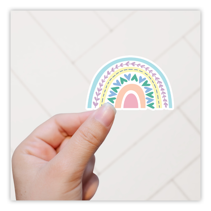 Boho Rainbow Die Cut-plakker (169)