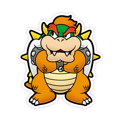 Super Mario Bros Bowser Die Cut Sticker (175)
