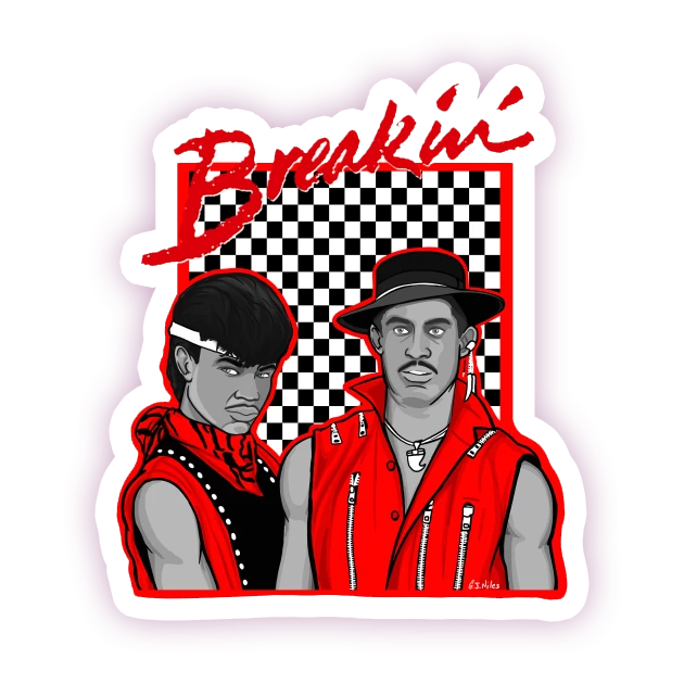 Breakin' Die Cut Sticker (177)