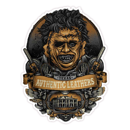 Leatherface Texas Chainsaw Massacre Die Cut Sticker (18)
