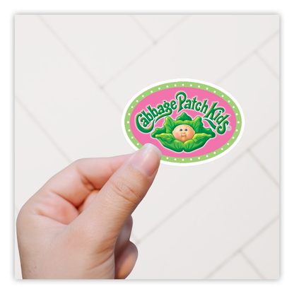 Cabbage Patch Kids Logo Die Cut Sticker 181 Pink Pineapple Works