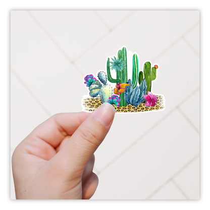Boho Cactus Cacti Die Cut Sticker (182)