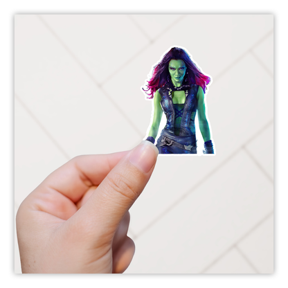 Guardians of The Galaxy Gamora Die Cut Sticker (1848)