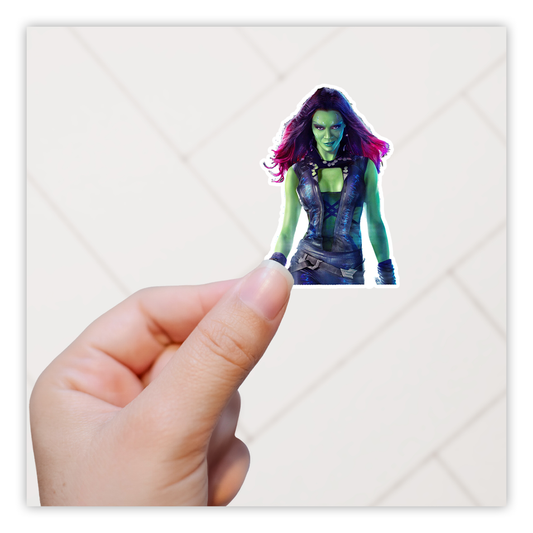 Guardians of The Galaxy Gamora Die Cut Sticker