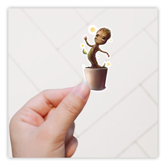 Guardians of The Galaxy Baby Groot Die Cut Sticker