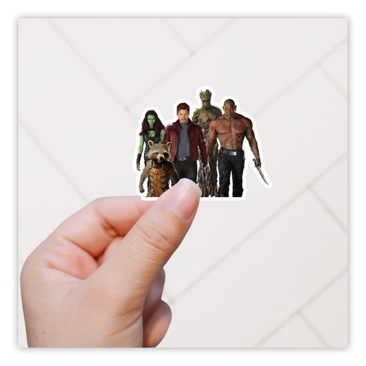 Guardians Of The Galaxy Die Cut Sticker (1851)