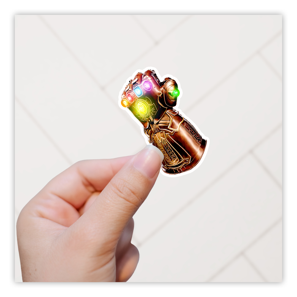 Avengers Thanos Infinity Gauntlet Die Cut Sticker (1856)