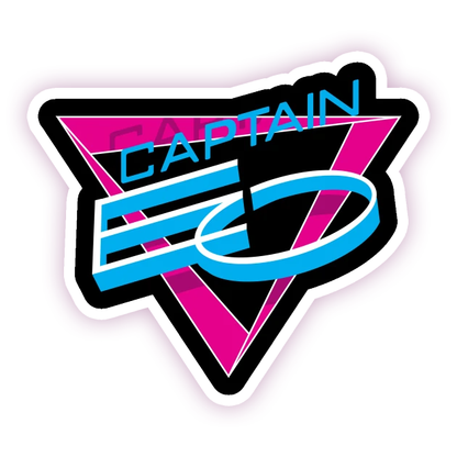 Captain EO Die Cut Sticker (187)