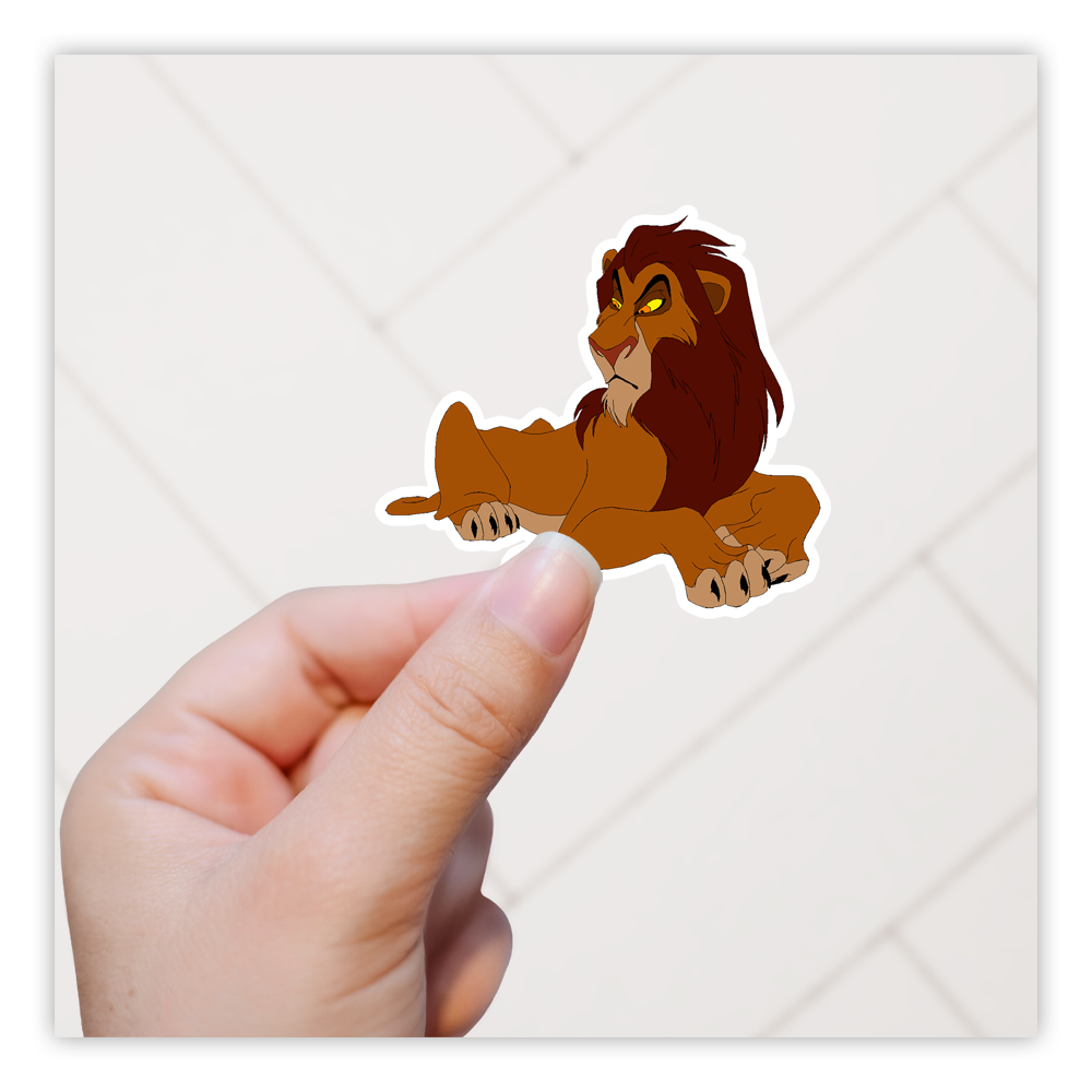 Lion King Scar Die Cut Sticker (1874)