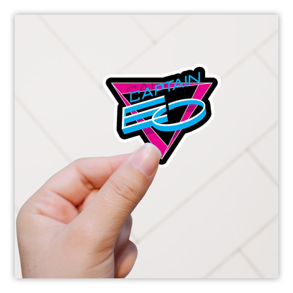 Captain EO Die Cut Sticker (187)