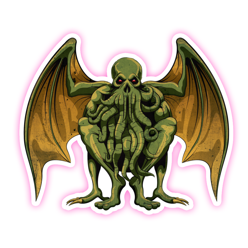 Cthulhu Die Cut Sticker (1892)