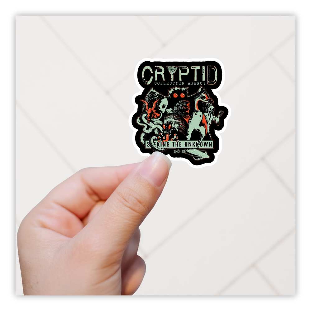 Cryptic Collection Agency Die Cut Sticker (1899)