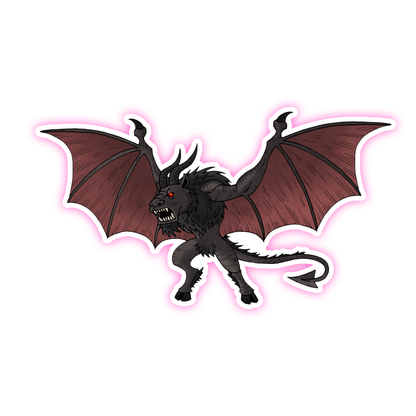 Jersey Devil Die Cut Sticker (1901)