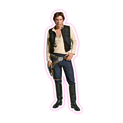 Star Wars Han Solo Die Cut Sticker (1941)