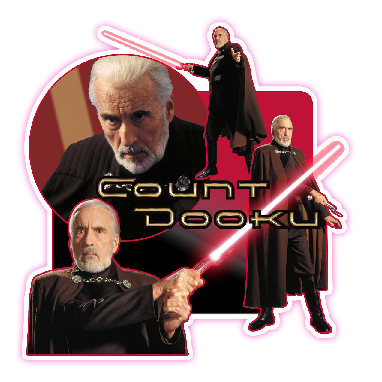 Star Wars Count Dooku Die Cut Sticker (1944)