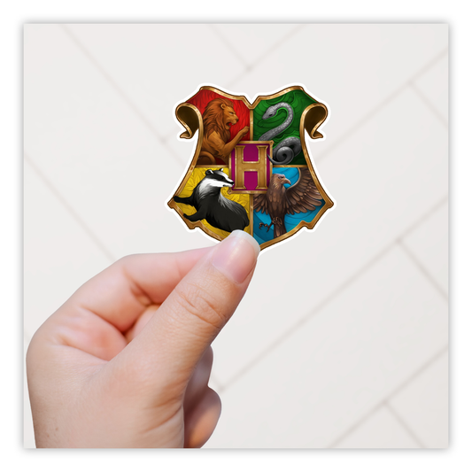 Harry Potter Houses Shield Die Cut Sticker (1946)