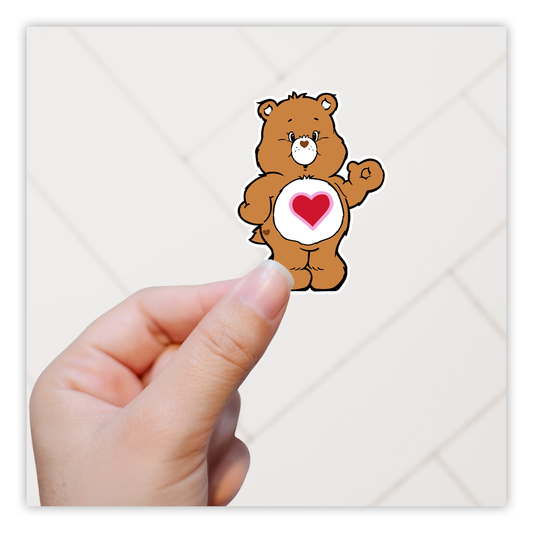 Care Bears Tenderheart Bear Die Cut Sticker (194)